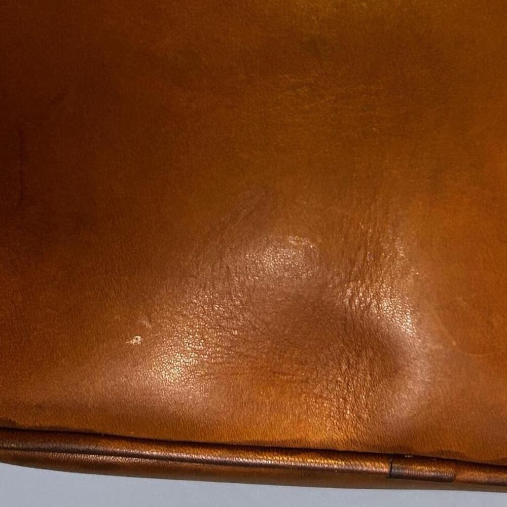 VTG G.H. Bass & Co Brown Genuine Leather Shoulder Bag | Hobo Crossbody Purse - Picture 5 of 11